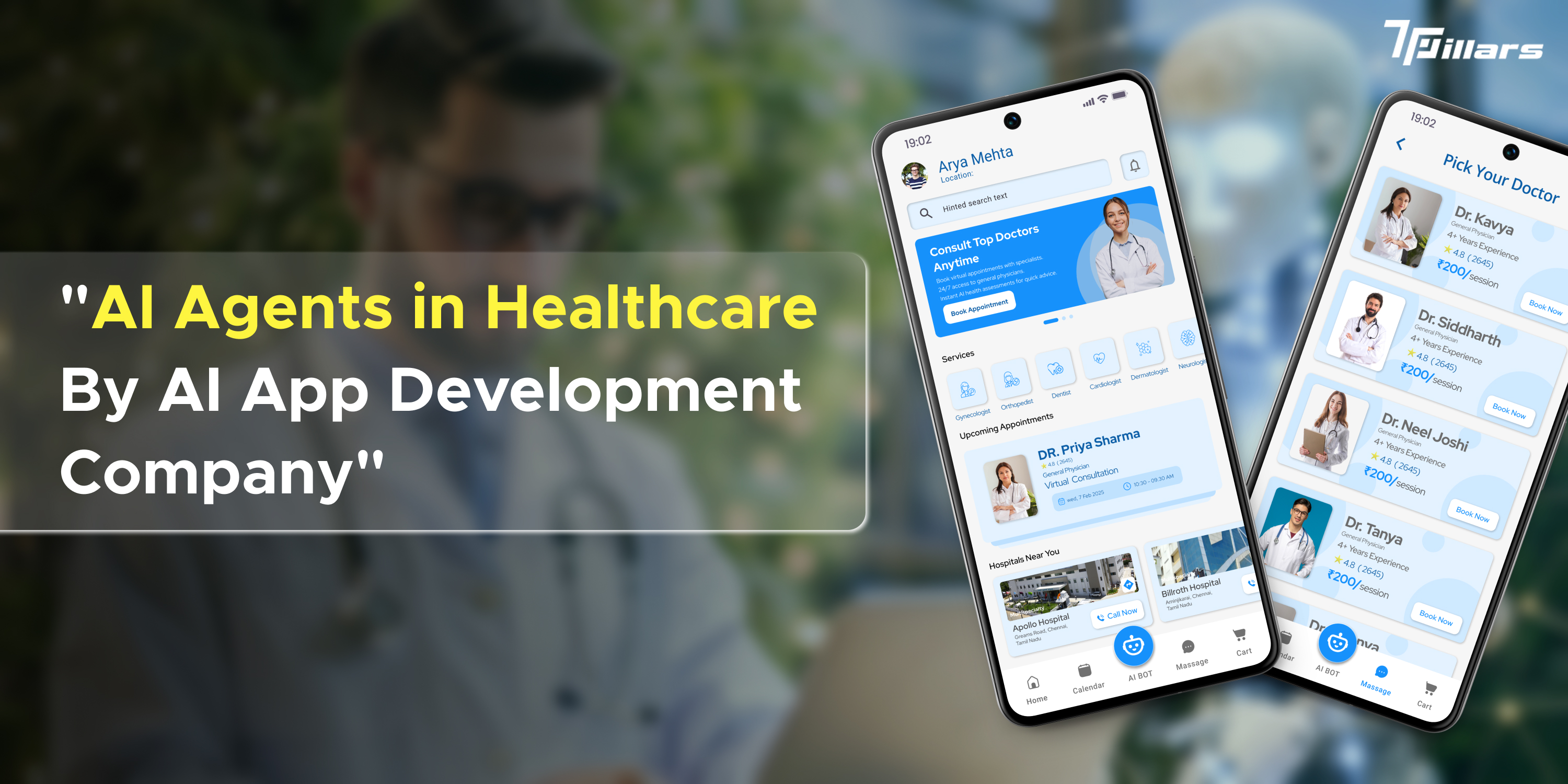 AI Agents in Healthcare By AI App Development Company