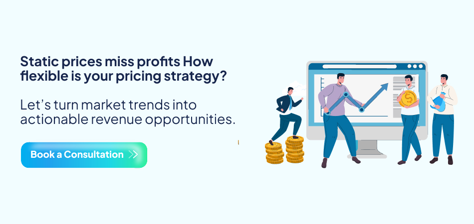 Using AI technology to make hotel pricing strategies flexible and capture revenue opportunities—7pillars, AI software development, AI technology, and hotel app development.