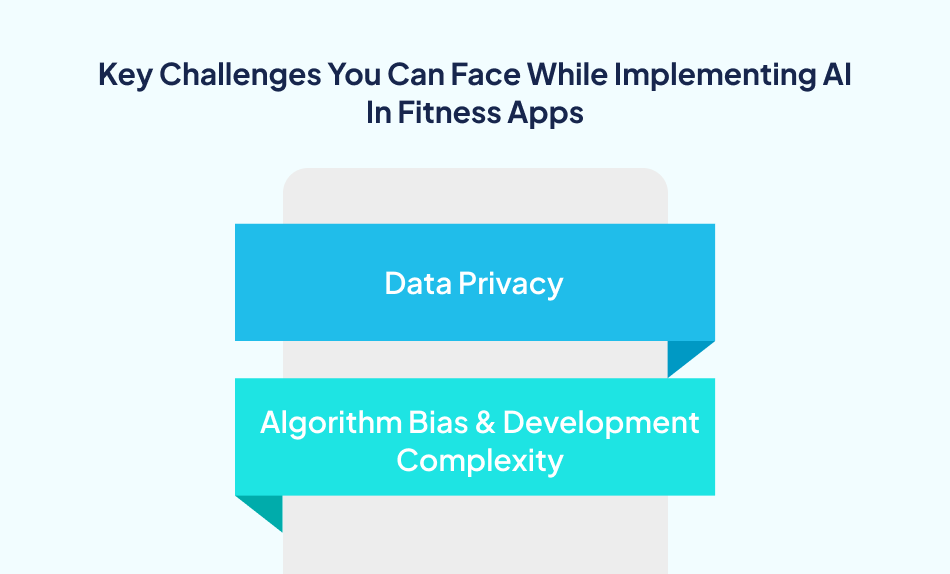 Challenges in implementing AI in fitness apps such as data privacy and algorithm bias - 7 Pillars.