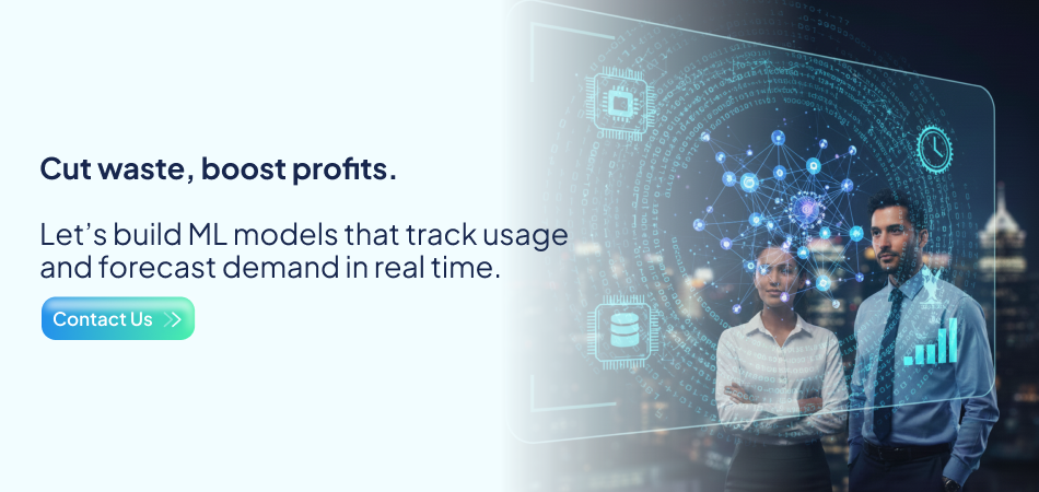 ML team analyzing predictive inventory insights - 7Pillars.