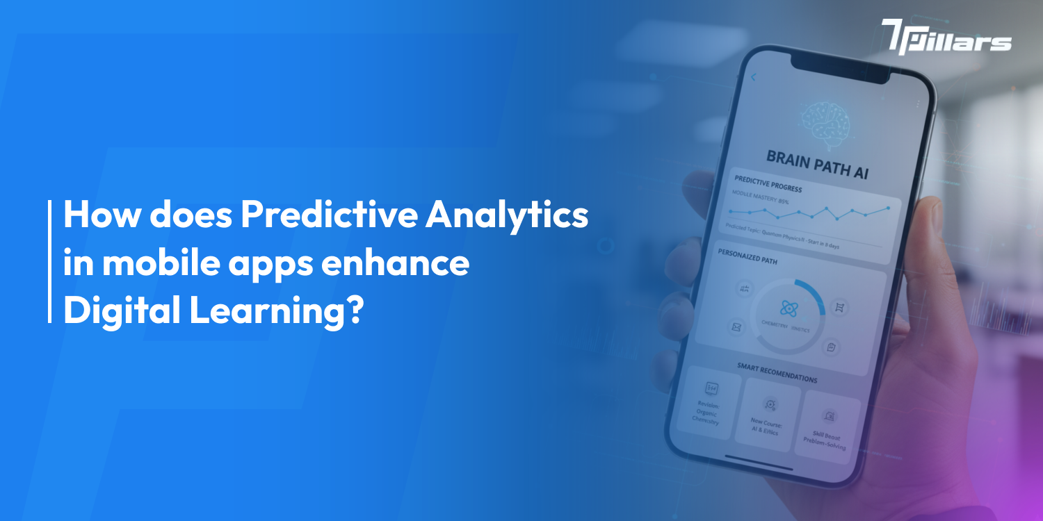 How does Predictive Analytics in mobile apps enhance Digital Learning?