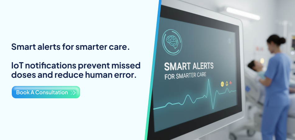 Smart healthcare alert monitoring system - 7Pillars.