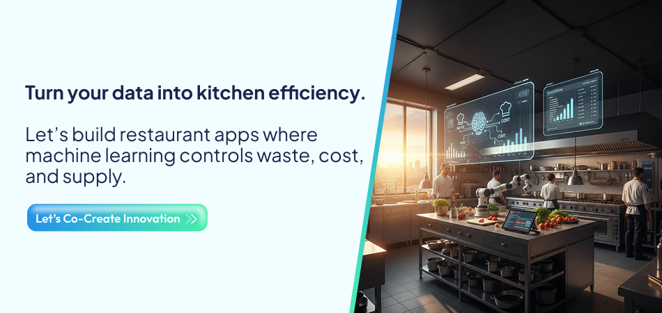 Chefs using smart kitchen analytics display - 7Pillars.