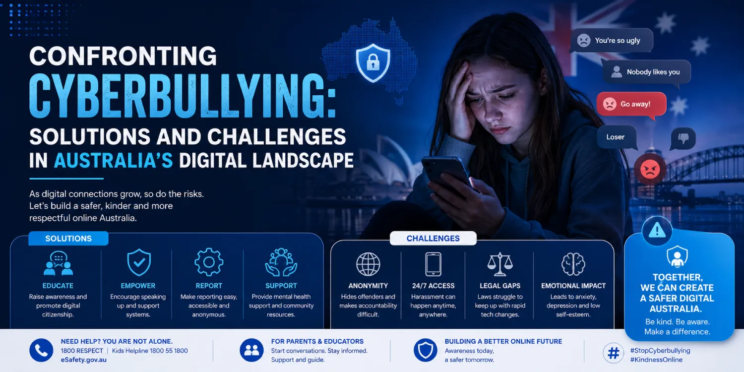 Confronting Cyberbullying: Solutions and Challenges in Australia’s Digital Landscape 