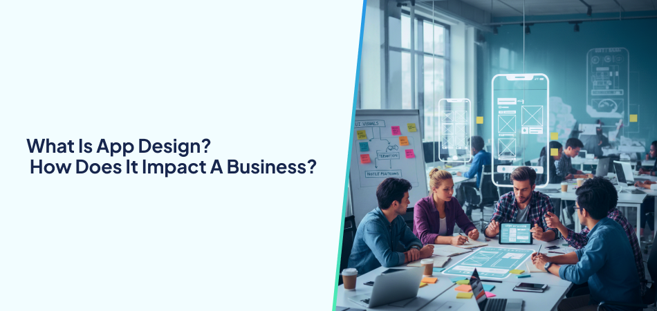 Team discussing app design strategy - 7Pillars.