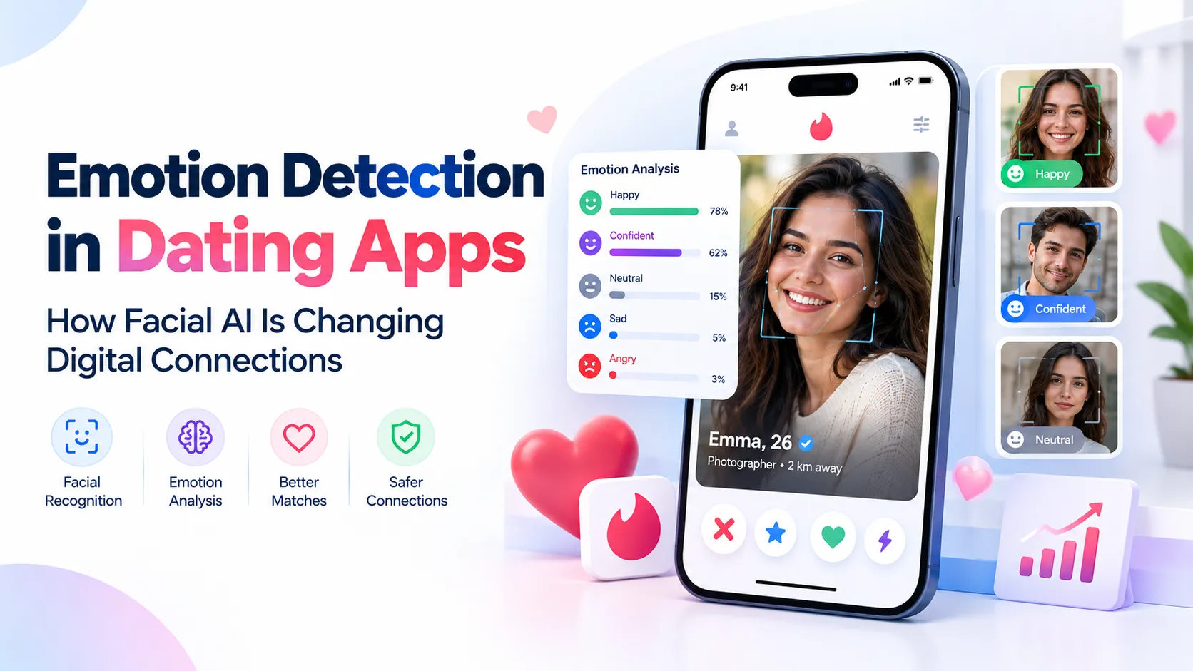 AI Dating App Development: How to Build Emotion Detection via Facial Analysis