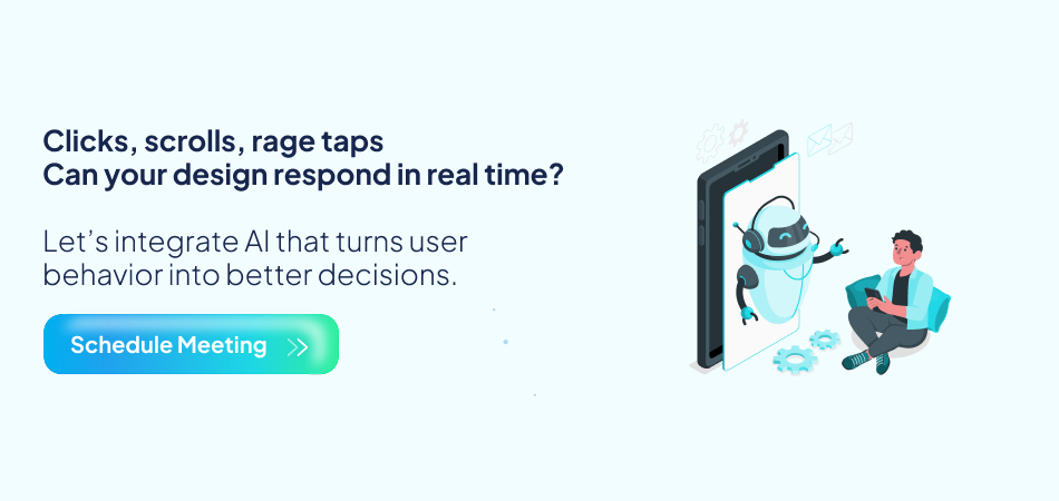AI-powered UX responding to user clicks, scrolls, and rage taps in real time with behavioral analytics – 7pillars
