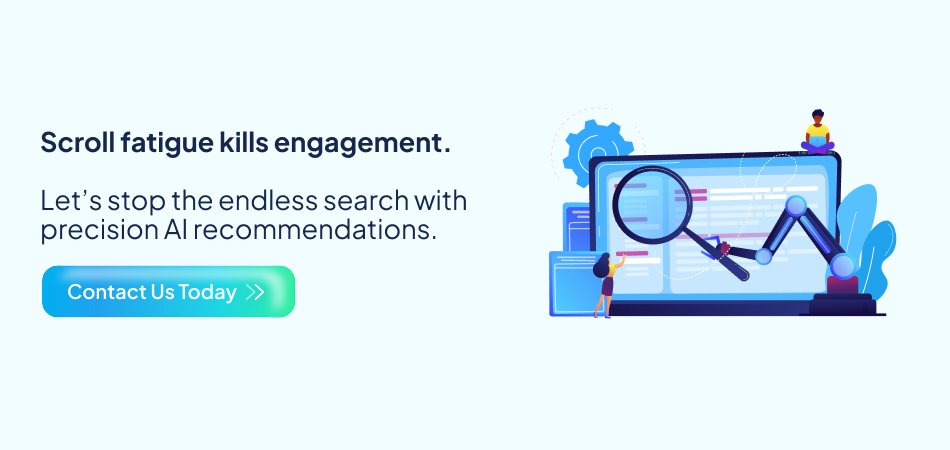 Person interacting with a large screen, symbolizing precision AI recommendations to reduce scroll fatigue in an entertainment app—7pillars, artificial intelligence, entertainment app.