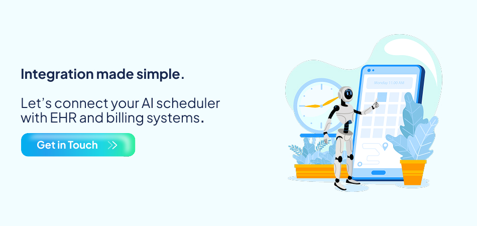 Connect your AI scheduler with EHR systems – 7 pillars.