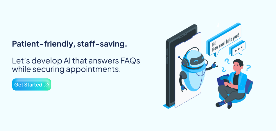 AI answers FAQs and secures appointments – 7 pillars.