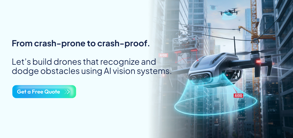 Building obstacle-dodging Drones vision systems – 7 Pillars.