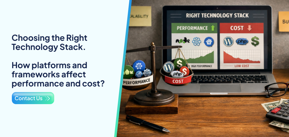 Technology stack performance and cost comparison - 7Pillars.
