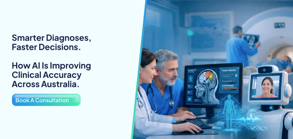 Doctors analyzing AI-assisted medical diagnosis screen - 7Pillars.