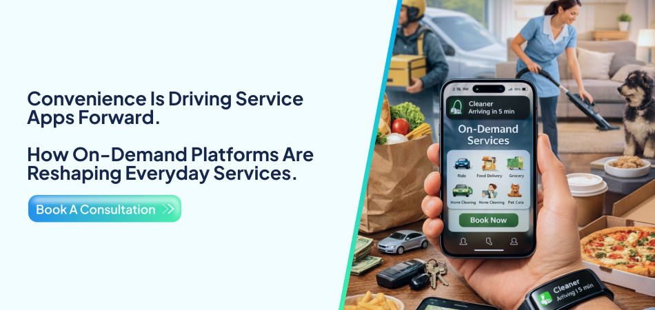 Convenience driving modern service apps growth