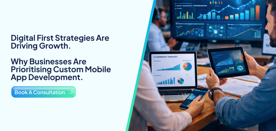 Digital growth strategy analytics dashboard