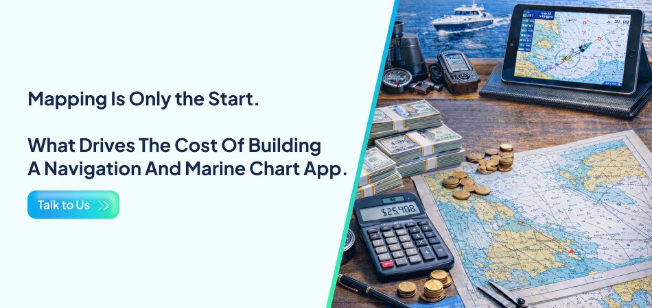 Marine navigation app cost factors -7 Pillars