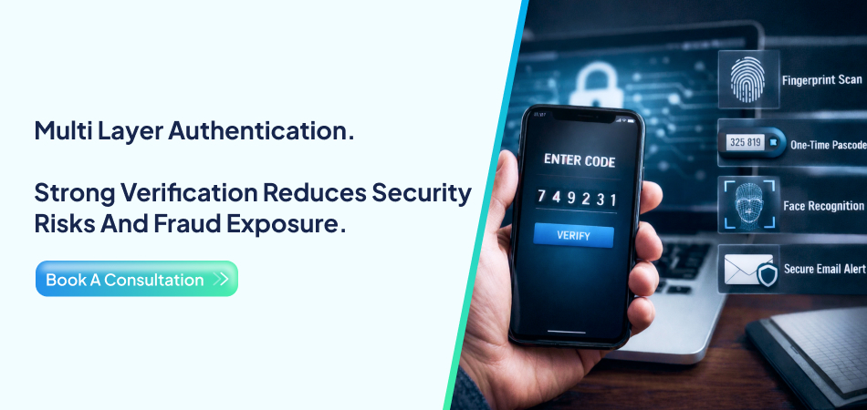 Multi-layer authentication with OTP, fingerprint, and face recognition - 7 Pillars