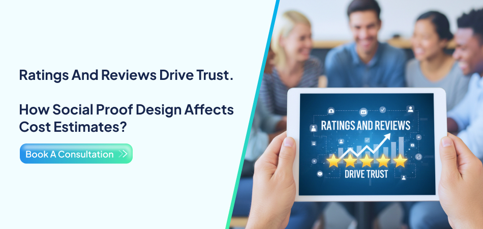 Ratings and reviews build customer trust.