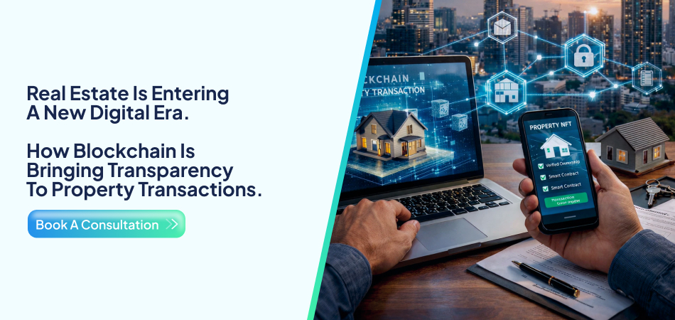 Digital real estate transactions blockchain mobile app