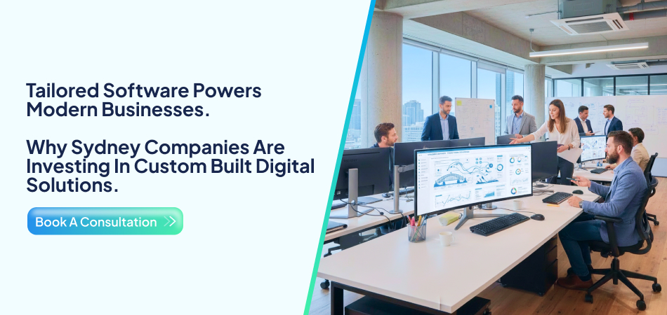 Businesses investing in custom software development solutions in Sydney for digital transformation.