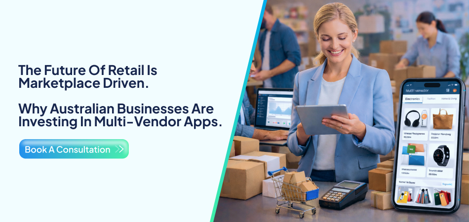 Business owner managing orders using a marketplace app - 7 Pillars